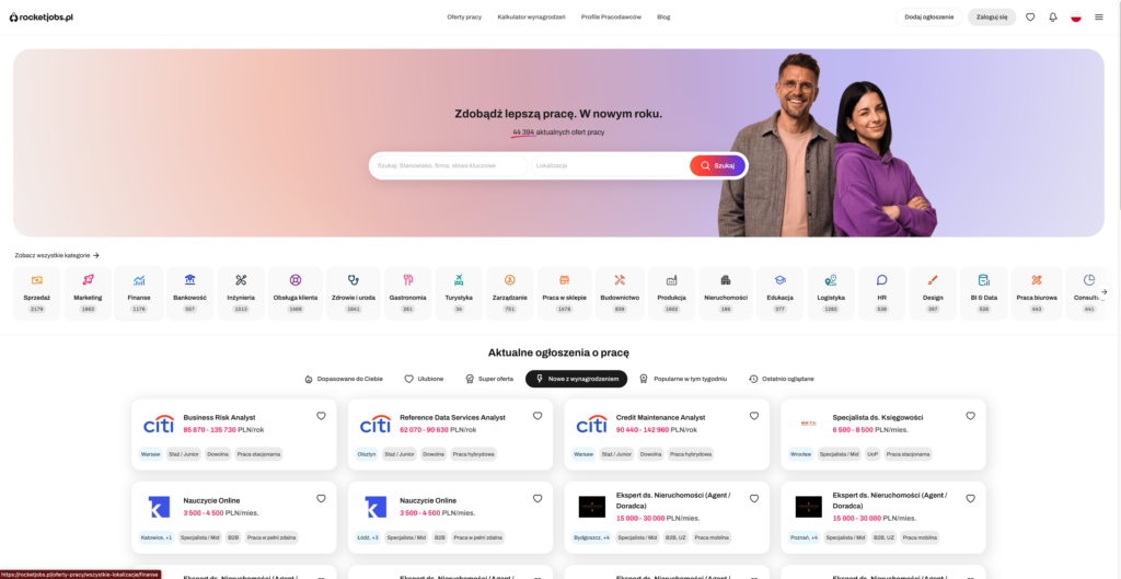 Just Join IT job board screenshot